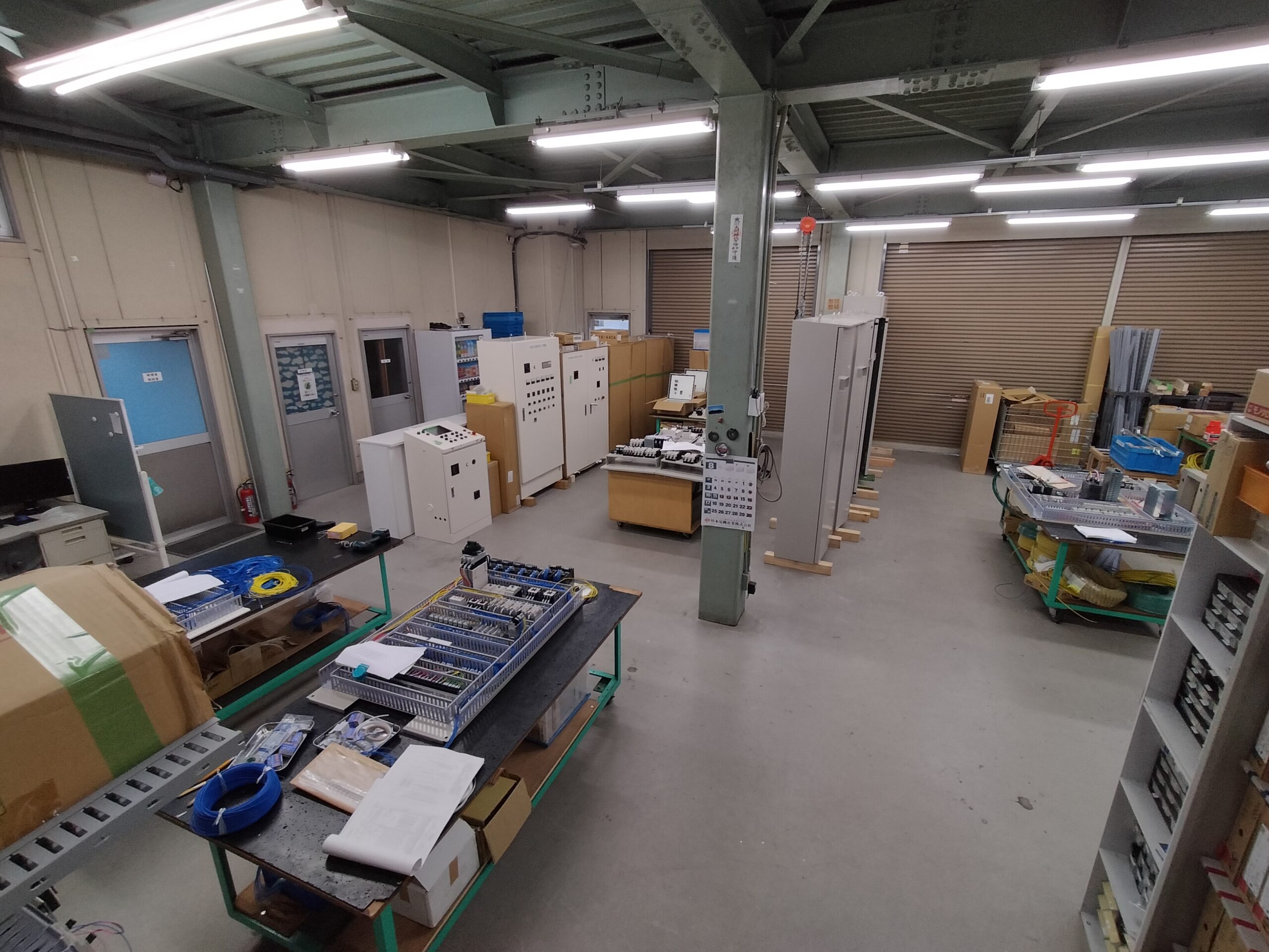 制御盤 分電盤 製作 工場1